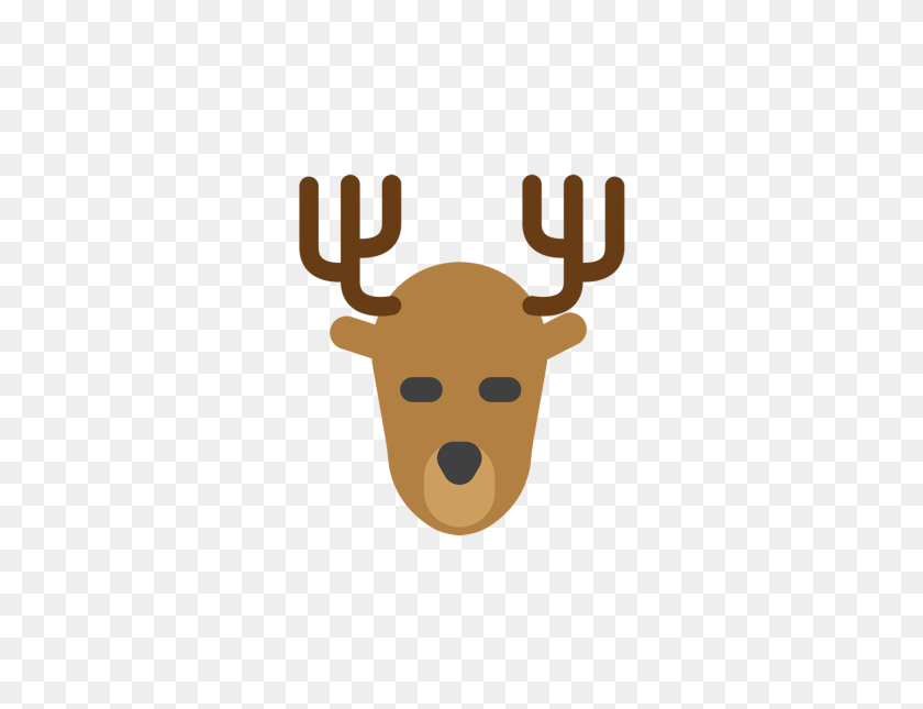1440x1080 Reindeer - Eye Roll Emoji PNG