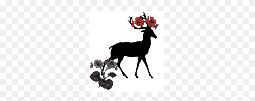 260x274 Reindeer Clip Art Clipart - Deer Clipart