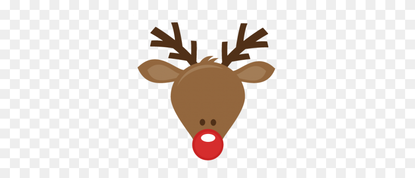 300x300 Reindeer Clipart - Cute Moose Clipart