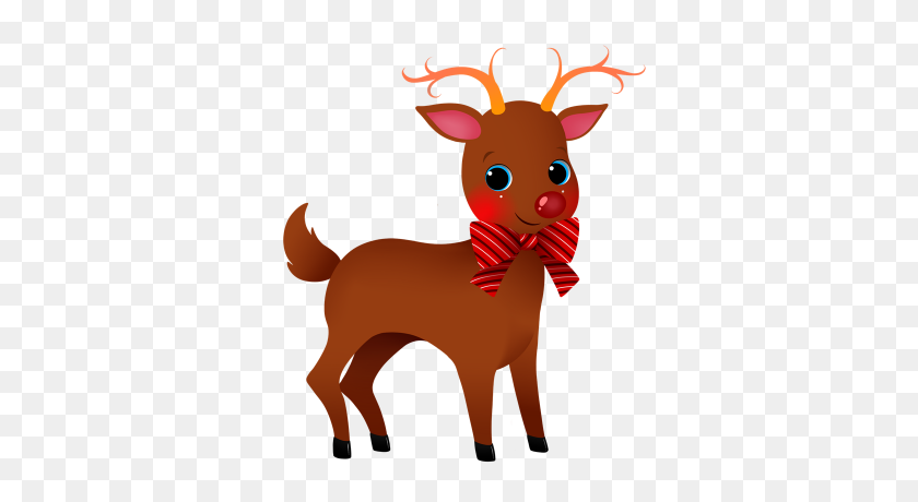 400x400 Reindeer Clipart Beach - Rudolph The Red Nosed Reindeer Clipart