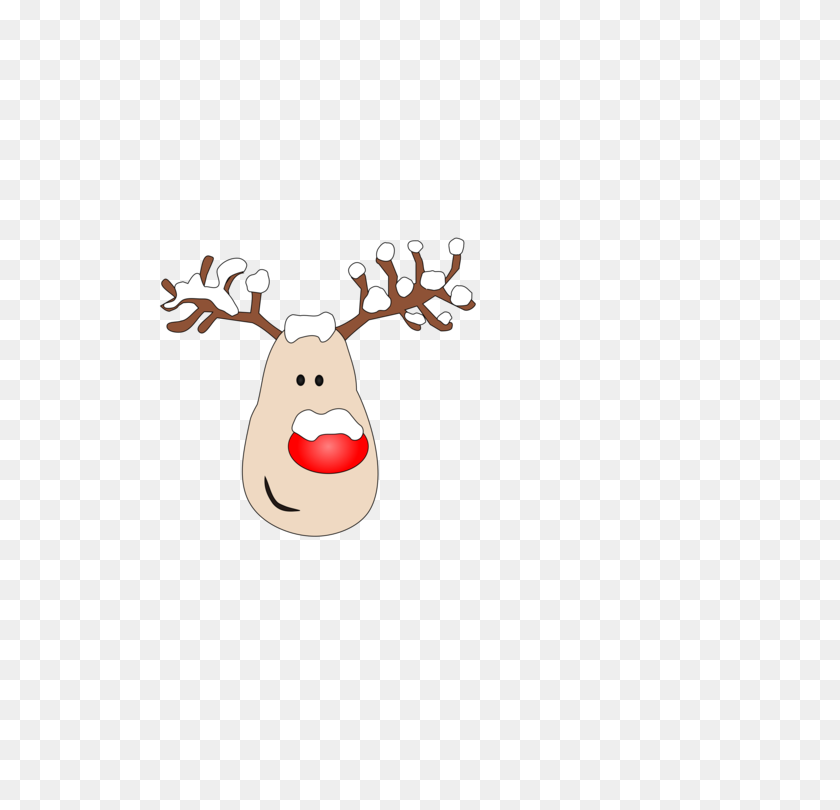 530x750 Reindeer Eye Drawing Line Art Face - Reindeer Face Clipart