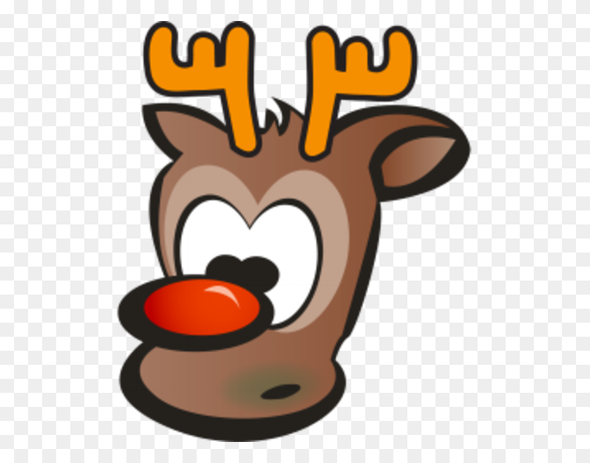 600x600 Reindeer Free Images - Deer Head Clipart