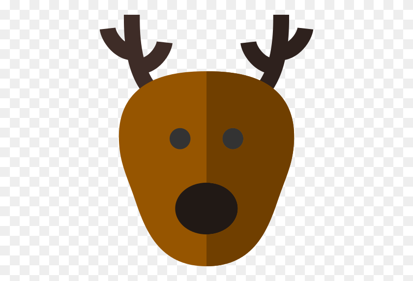 512x512 Reindeer Png Icon - Reindeer Antlers PNG
