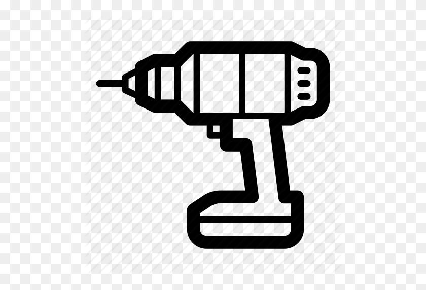 512x512 Related Image Laser Power Tools, Tools And Clip Art - Power Drill Clipart