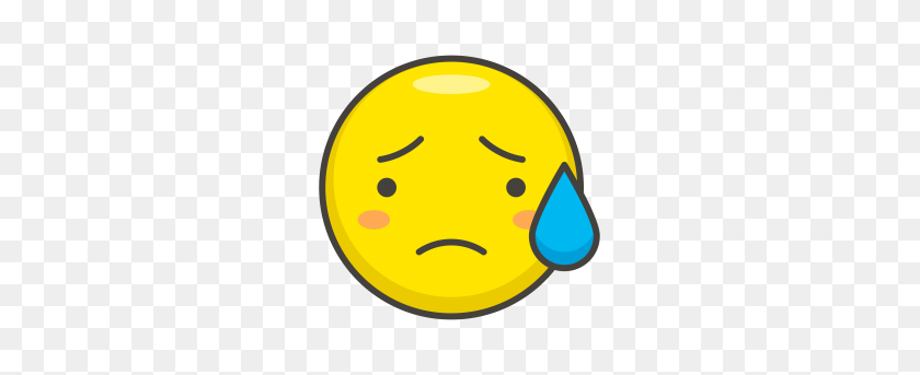 379x283 Relieved Face Emoji Png Transparent Emoji - Sad Face Emoji PNG