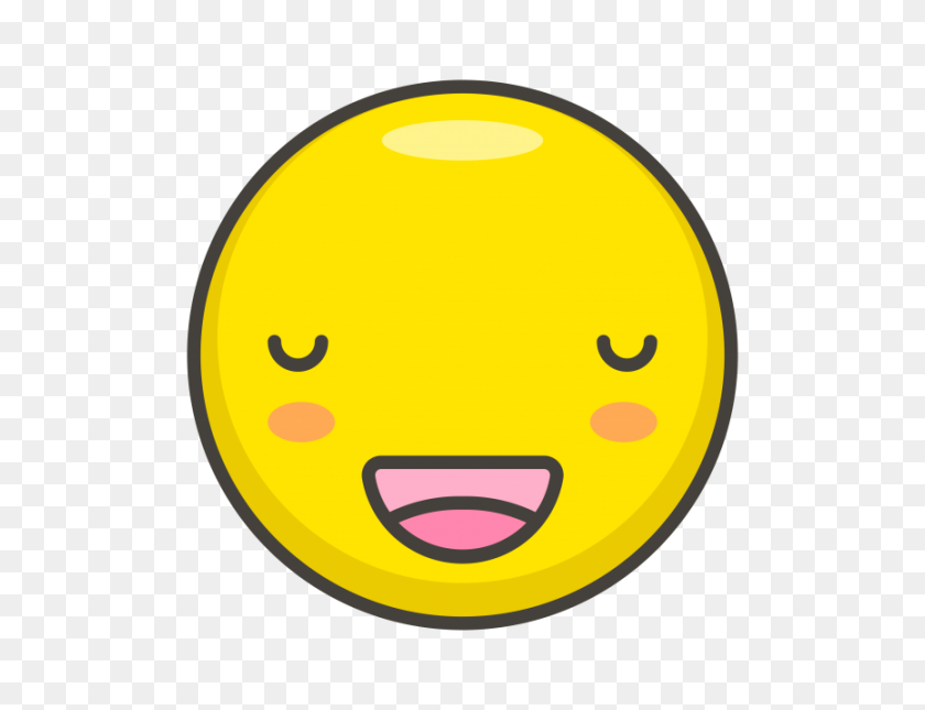 866x650 Relieved Face Emoji Png Transparent Emoji - Smiling Emoji PNG