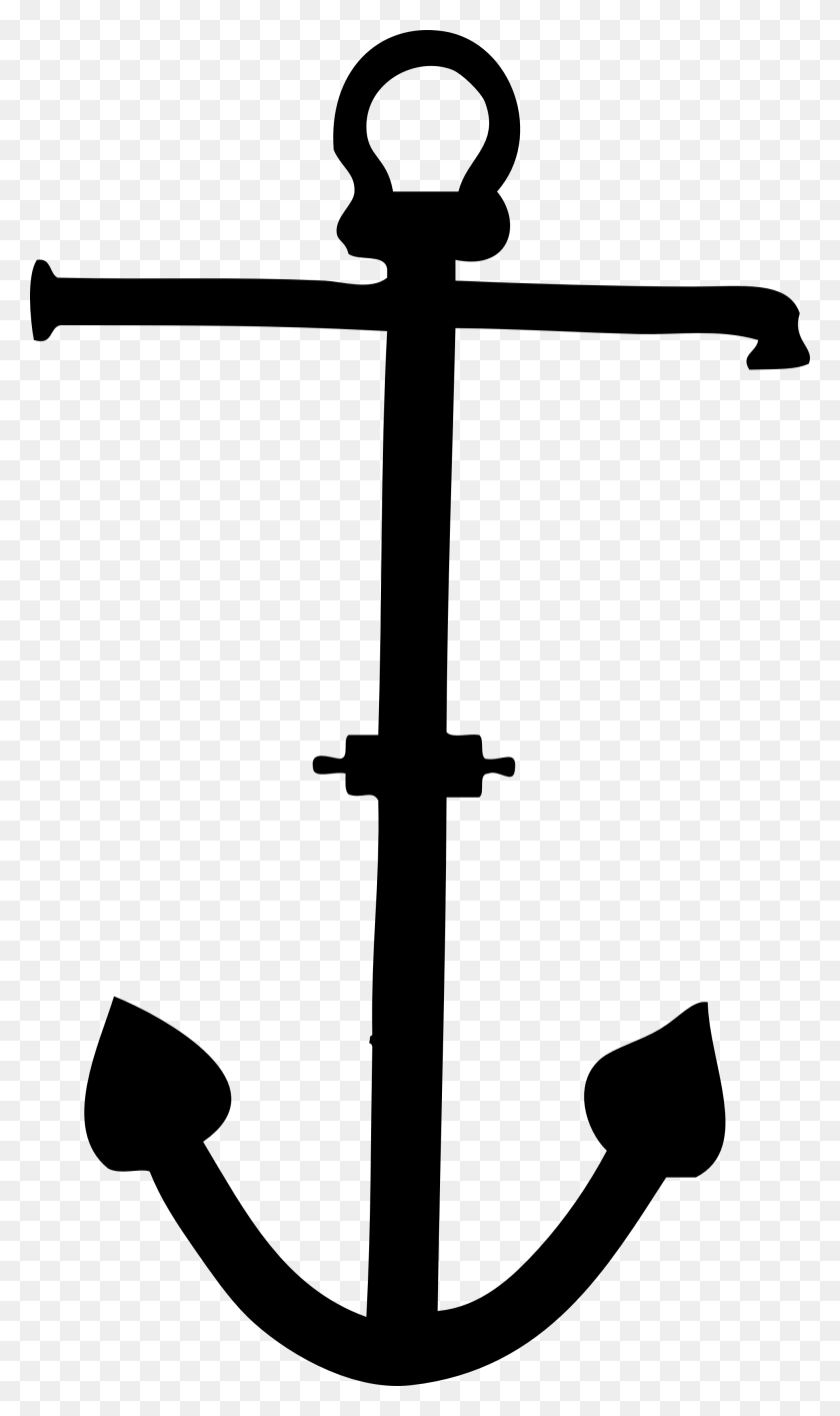 1969x3422 Religious Anchor Cliparts - Cross On A Hill Clipart
