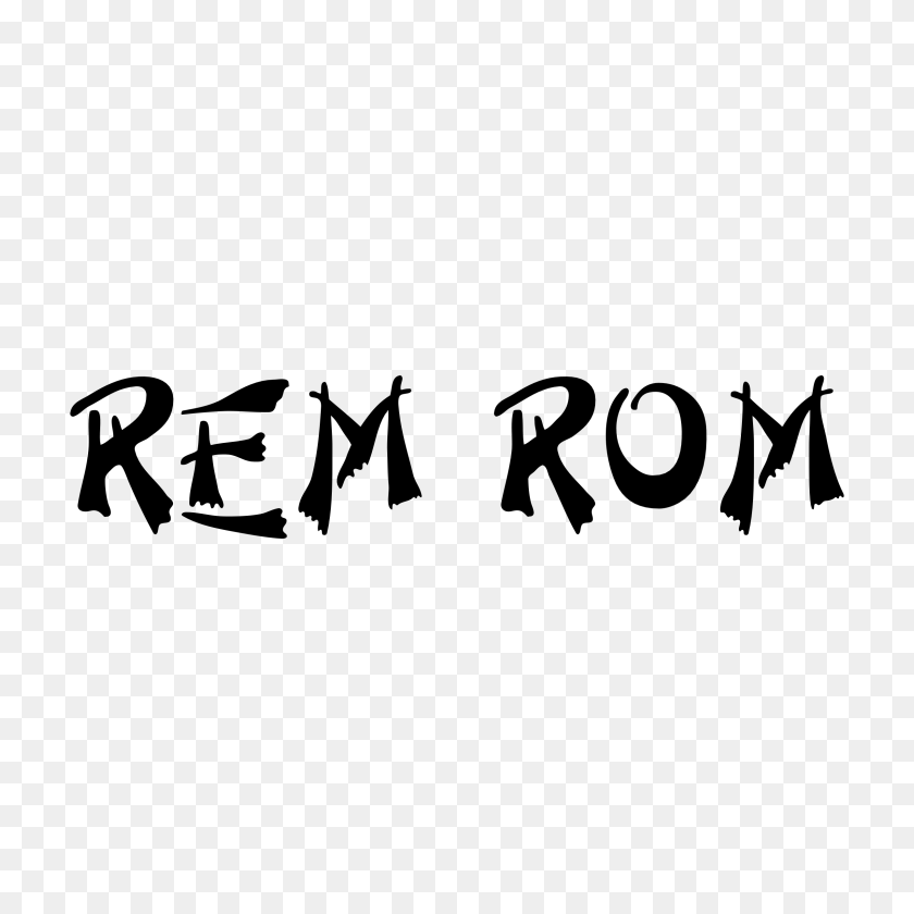 2400x2400 Rem Rom Logo Png Vector Transparente - Rem Png