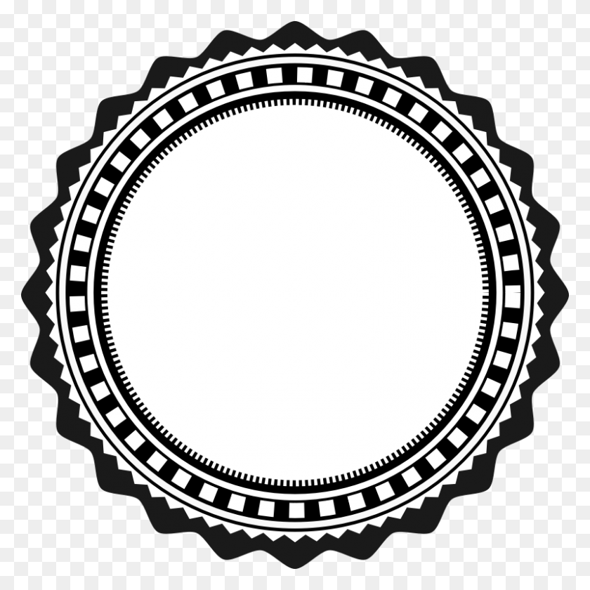 800x800 Remixit Png Transparent Stamp Circle Template Round - Round PNG