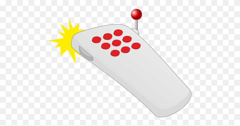 500x382 Remote Control Unit - Gaming Controller Clipart