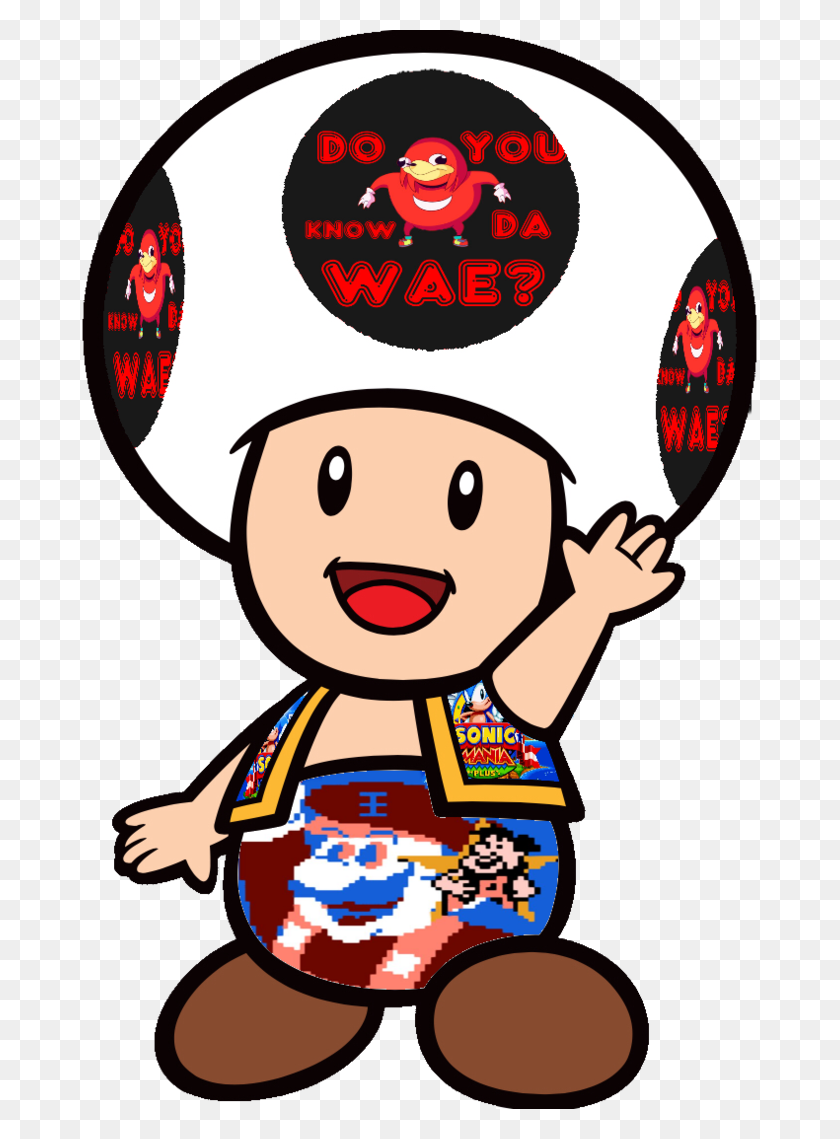 740x1079 Repainted Toad - Toad PNG