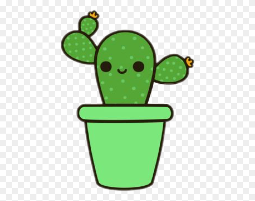 448x602 Report Abuse - Cute Cactus PNG