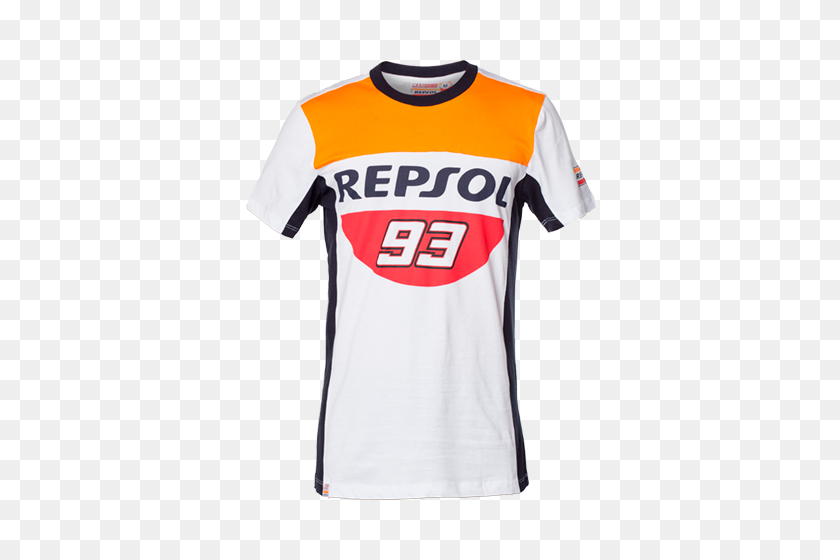 500x500 Repsol White T Shirt - White T Shirt PNG
