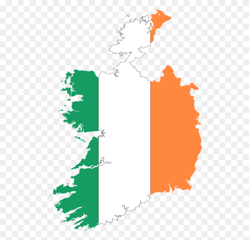 526x750 Республика Ирландия Флаг Ирландии Национальный Флаг Карта Мира Бесплатно - Ирландия Клипарт