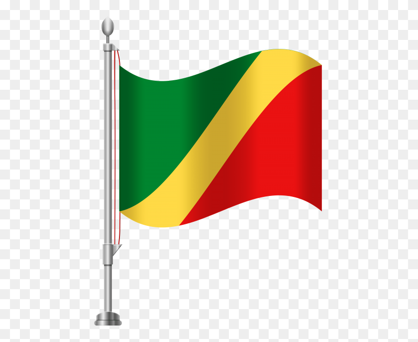 480x626 Флаг Республики Конго Png - Флаг Доминиканской Республики Png
