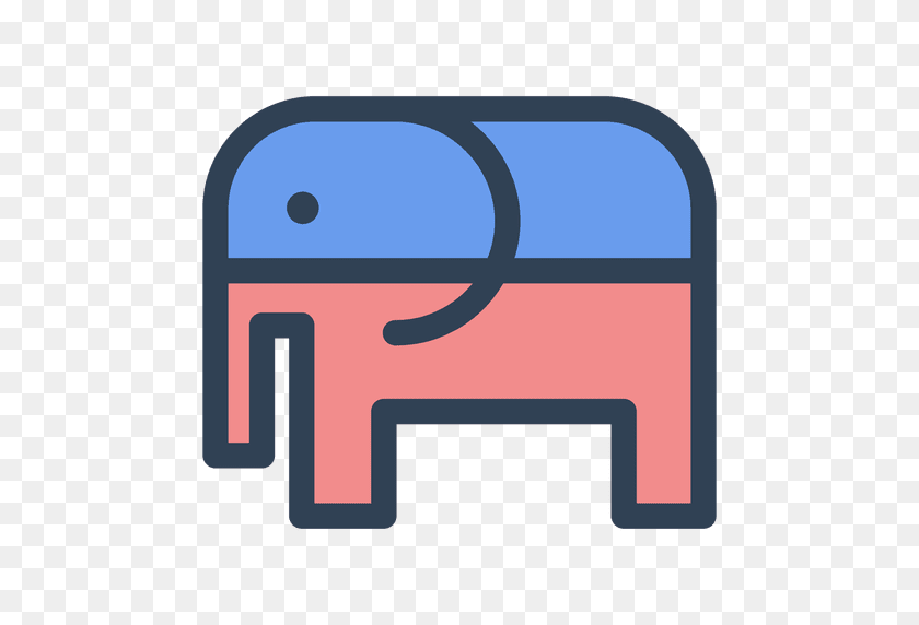 512x512 Republican Elephant - Republican Elephant PNG