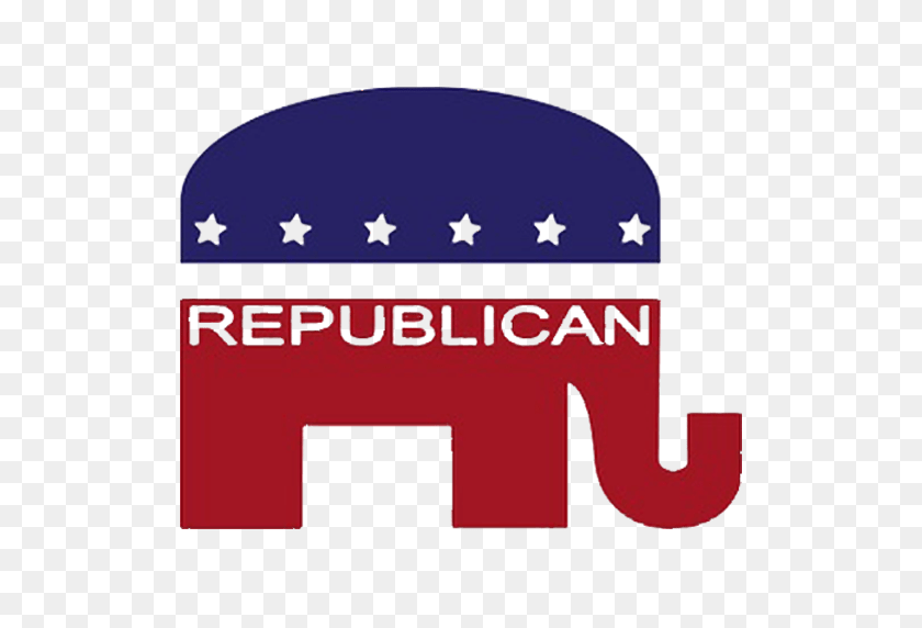 512x512 Republicano Gop Leslie Duncan Para El Comisionado Del Condado De Kootenai - Republicano Elefante Png