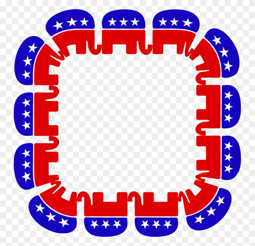 749x750 Republican Party United States Of America Logo Frame Free - What Happened To Clipart