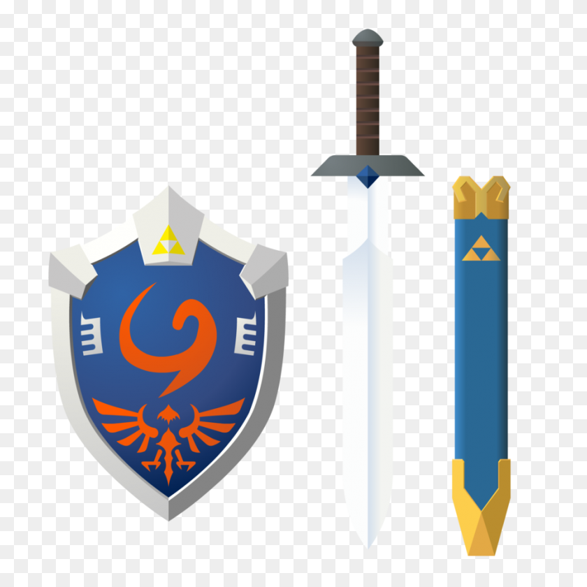 894x894 Request - Sword And Shield PNG