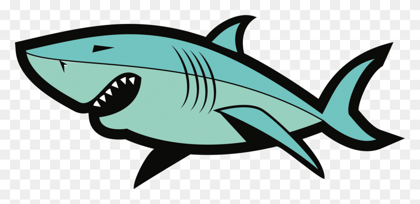 1676x750 Реквием Акулы Синяя Акула Большая Белая Акула Тигровая Акула Бесплатно - Клипарт Укус Акулы
