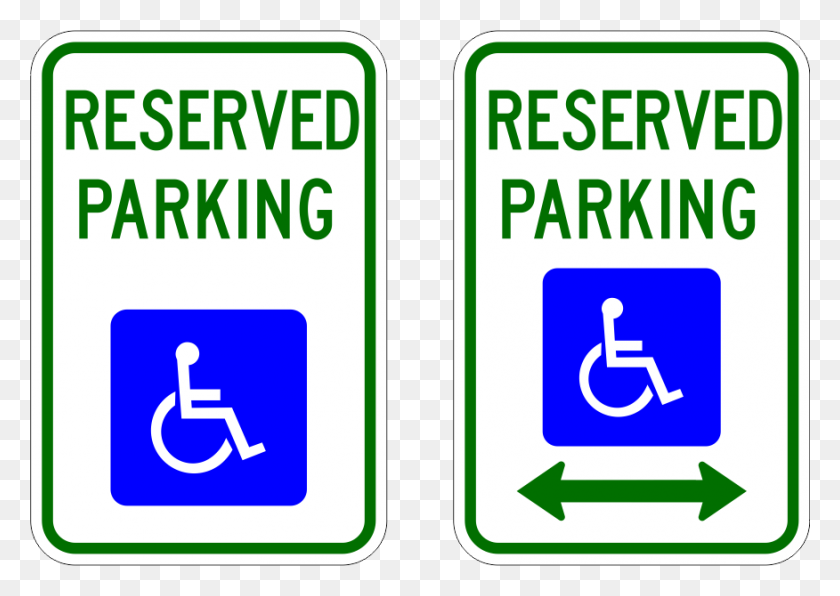 876x602 Зарезервированная Парковка Знак Для Инвалидов Производство Знаков Времени - Знак Инвалидности Png
