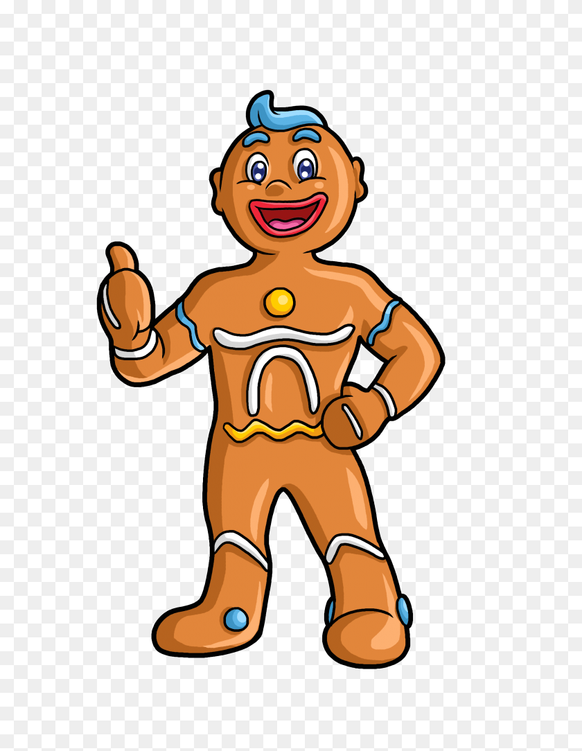 724x1024 Resilient Gingerbread Man Energía Cruda - Fat Man Png