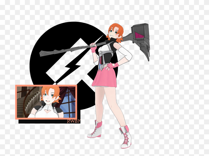 1109x807 Respect Nora Valkyrie - Rwby PNG
