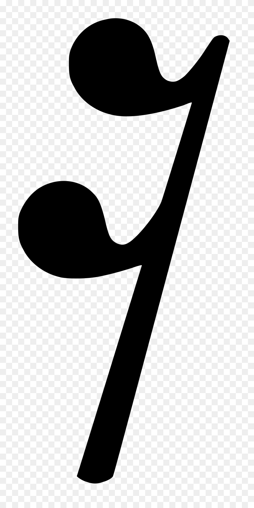 2000x4154 Символ Остальной Музыки Бесплатные Прозрачные Изображения С Клипартами - Музыкальный Символ Png