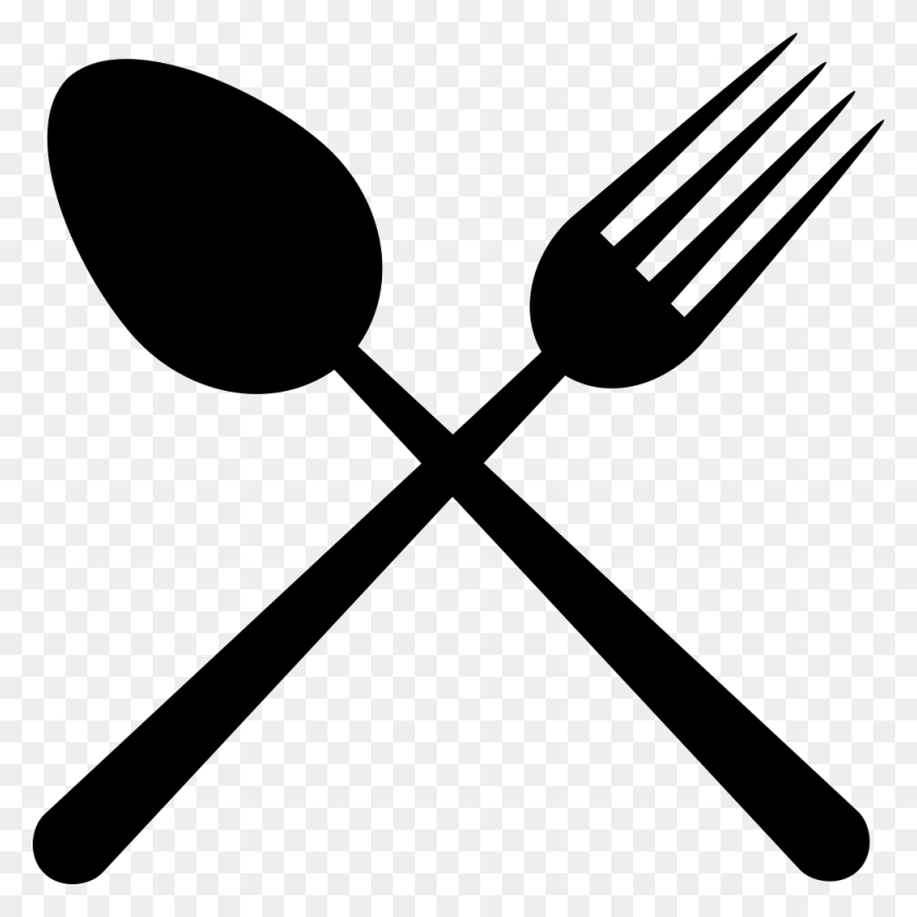 980x980 Restaurant Cutlery Symbol Of A Cross Png Icon Free Download - Restaurant Icon PNG