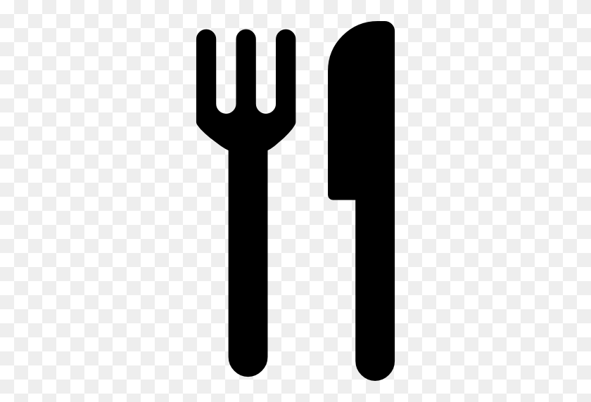 512x512 Restaurante Interfaz Símbolo De Tenedor Y Cuchillo Pareja - Tenedor Y Cuchillo Png
