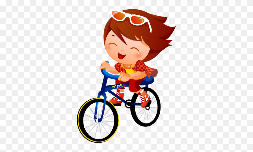329x446 Результат Изображения Для Рисунков Чарроса С Велосипедами - Мальчик Езда На Велосипеде Клипарт