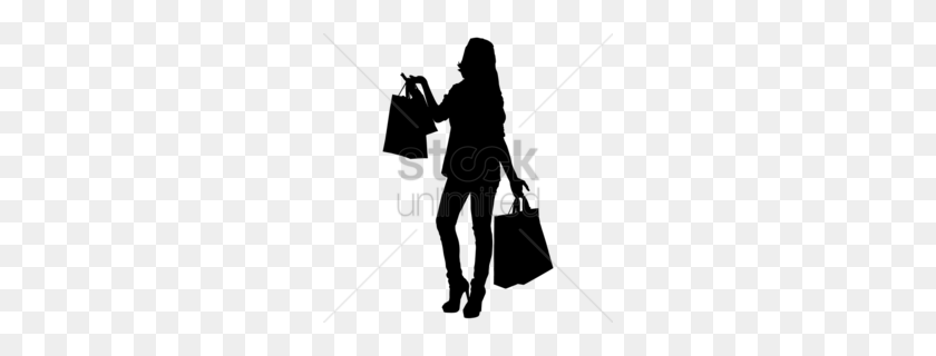 260x260 Retail Shopping Clipart - Shopping Bag Clipart