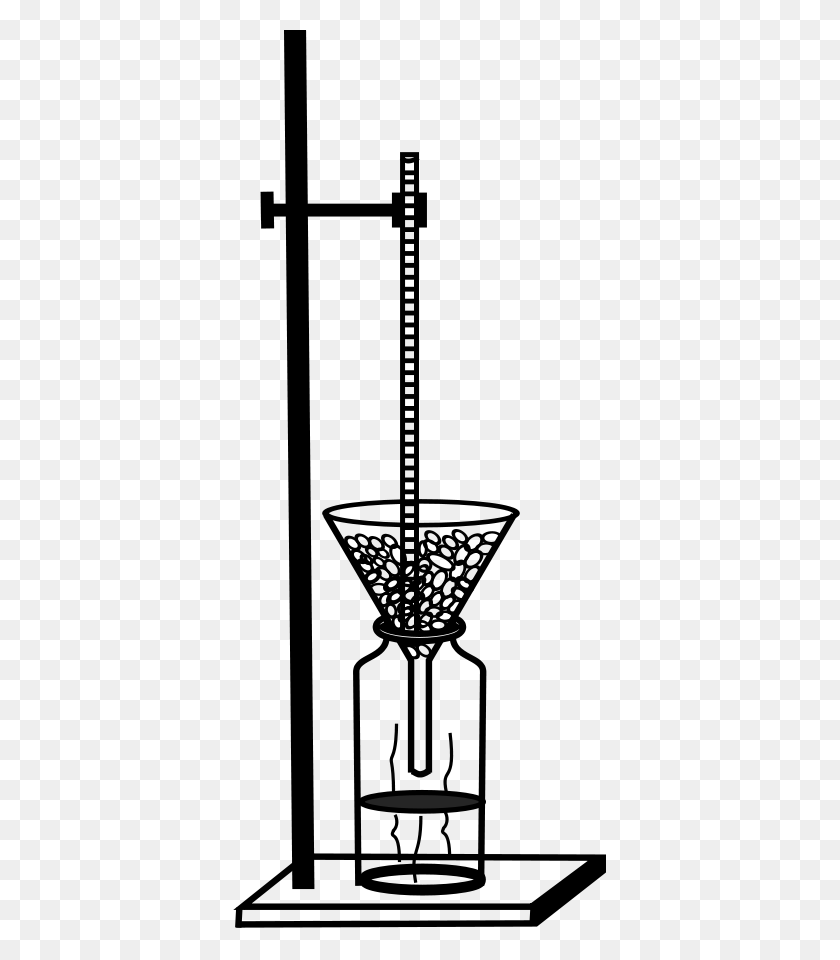 373x900 Retort Stand And Thermometer Png Clip Arts For Web - Rain Gauge Clipart
