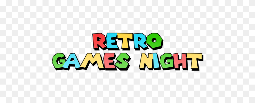 500x281 Retro Games Night - Game Night Clip Art