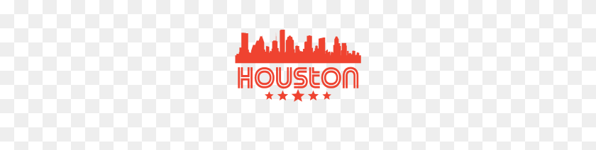 190x152 Retro Houston Skyline - Houston Skyline PNG