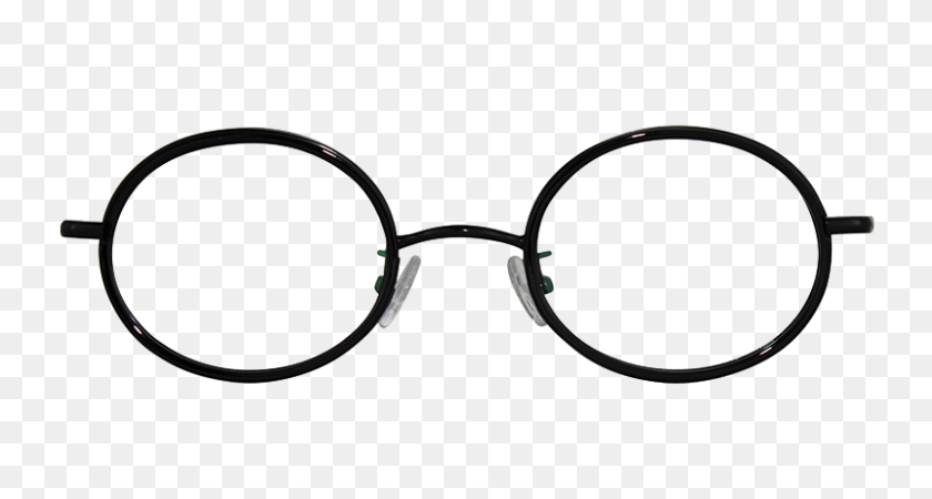 800x400 Retro Round Glasses, Classic John Lennon Or Harry Potter Style - John Lennon PNG