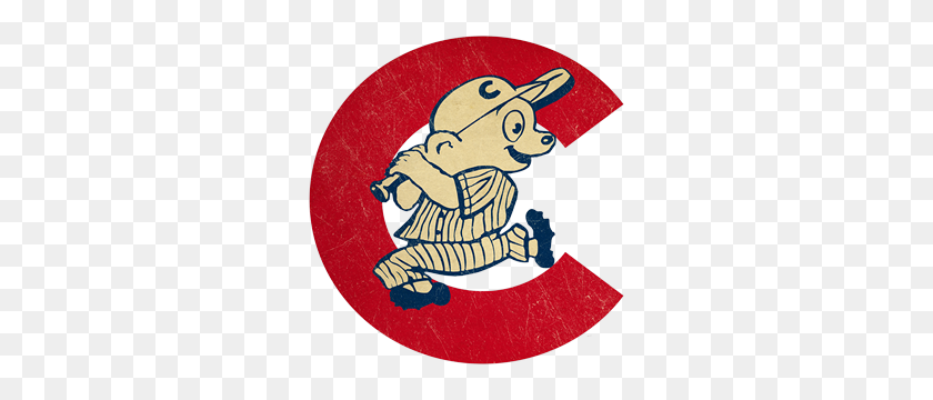 300x300 Логотипы И Униформа В Стиле Ретро - Клипарт Chicago Cubs