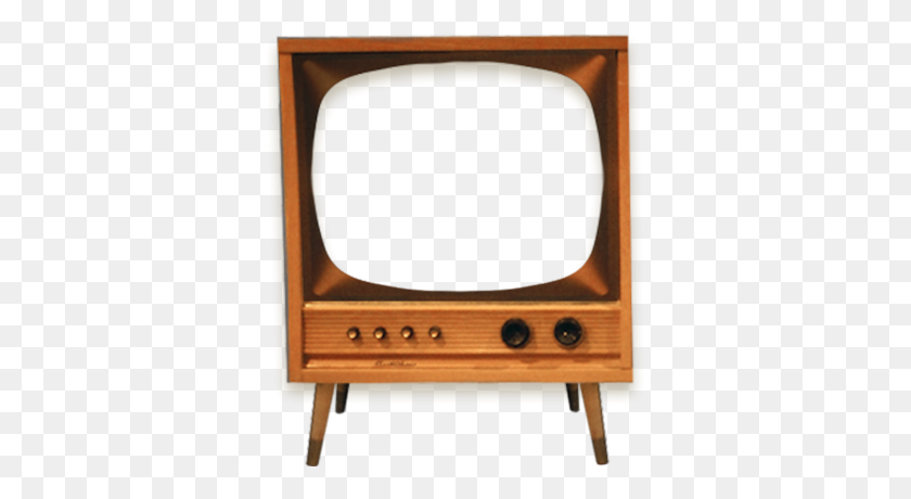351x400 Retro Tv - Vintage Tv PNG