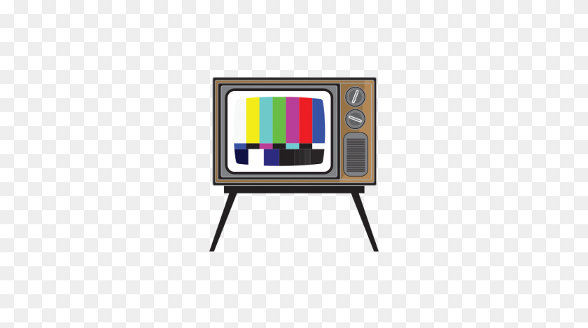 1200x628 Retro Tv With Test Picture Free Vector And Png The Graphic Cave - Retro Tv PNG