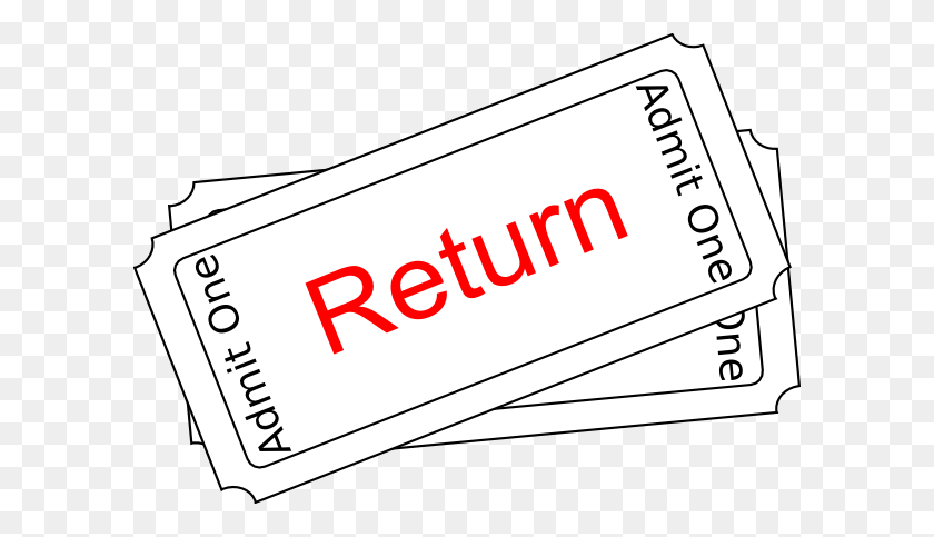 600x423 Return Cliparts - Admit One Clipart