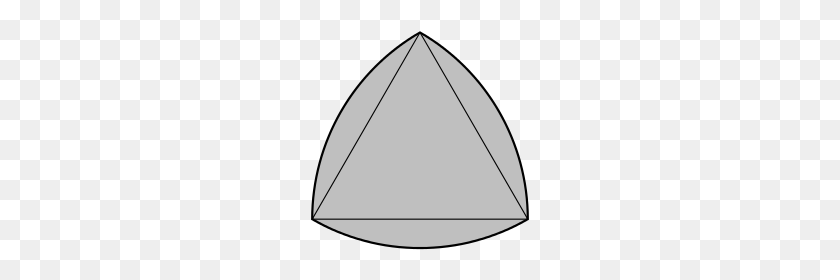 220x220 Reuleaux Triangle - Rounded Triangle PNG
