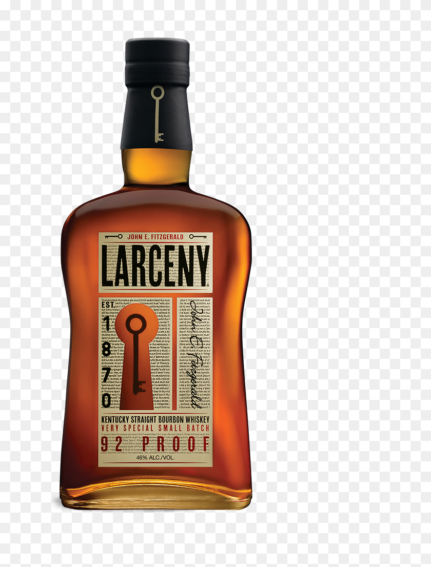 656x1046 Review Larceny Bourbon - Whiskey Bottle PNG