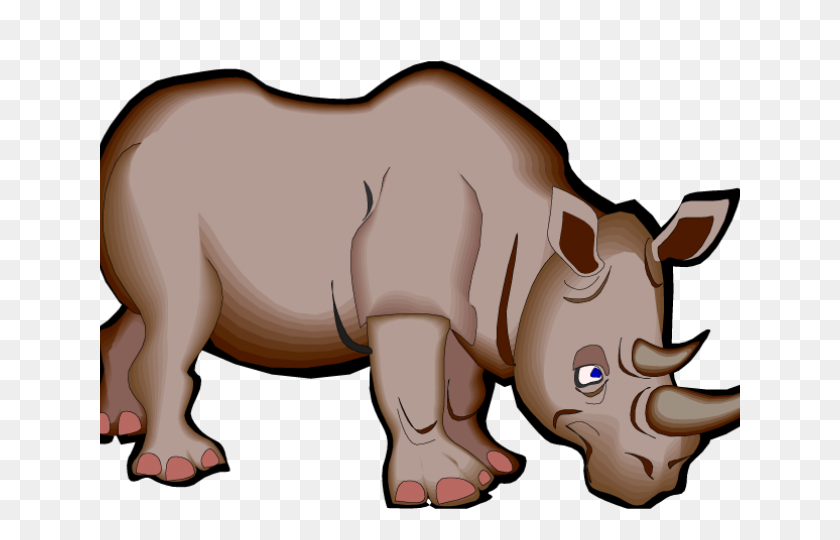 640x480 Rinoceronte Clipart Indio Animal - Rinoceronte Clipart Blanco Y Negro
