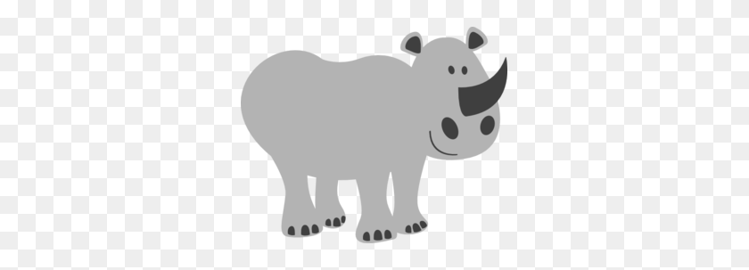 299x243 Носорог Большой Картинки - Носорог Клипарт