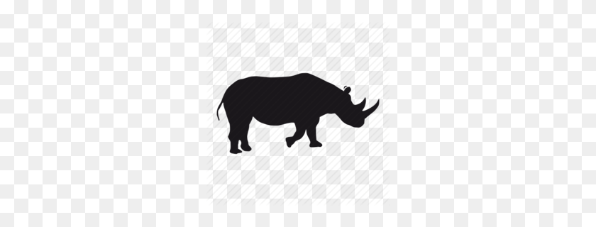 Rhinoceros Clipart - Rhino Clipart Black And White