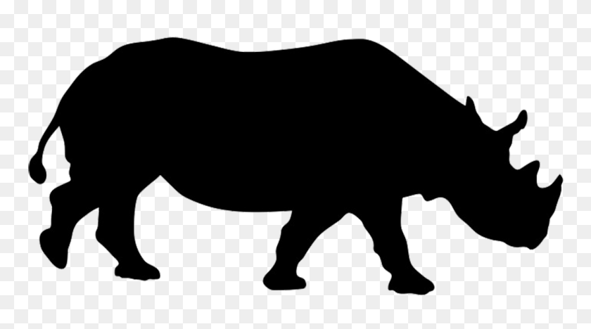 1063x557 Rhinoceros Silhouette Zoo Animals Unit Animal - Africa Silhouette PNG