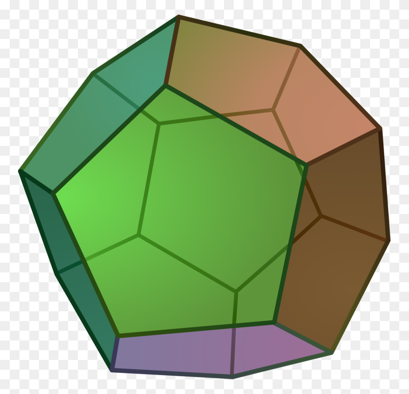 765x750 Rhombic Dodecahedron Pentagon Regular Dodecahedron Platonic Solid - Sawmill Clipart