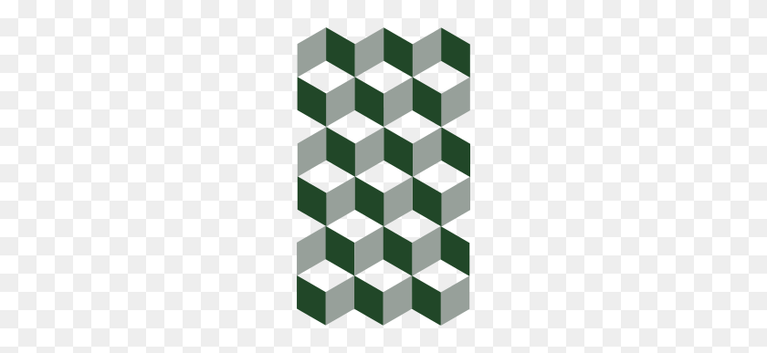 190x327 Rhomboids Cube Hexagon Pattern - Hexagon Pattern PNG