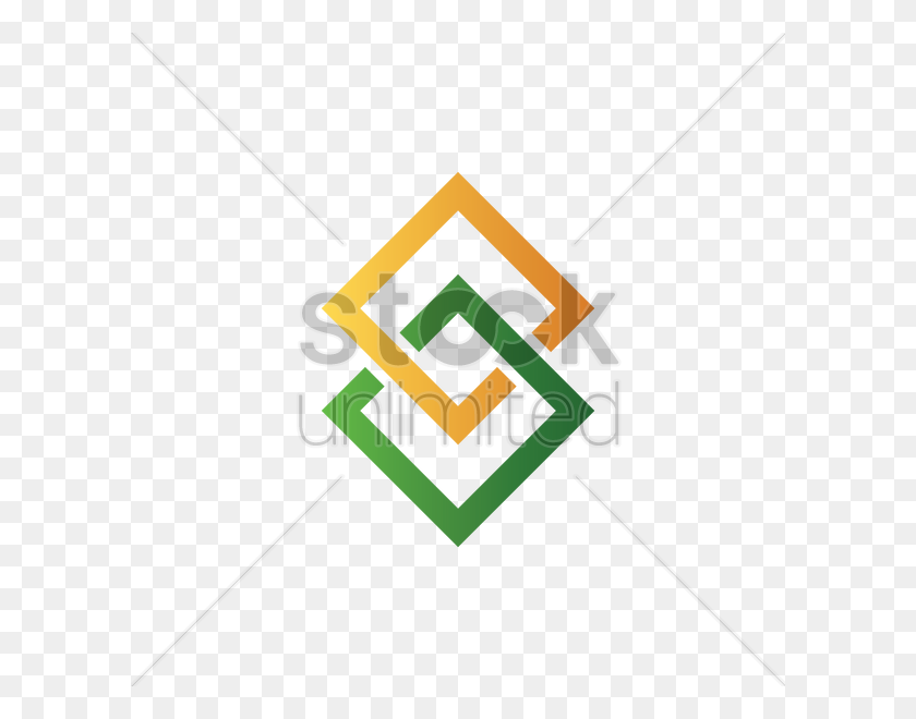 600x600 Rhombus Logo Element Vector Image - Rhombus Clipart
