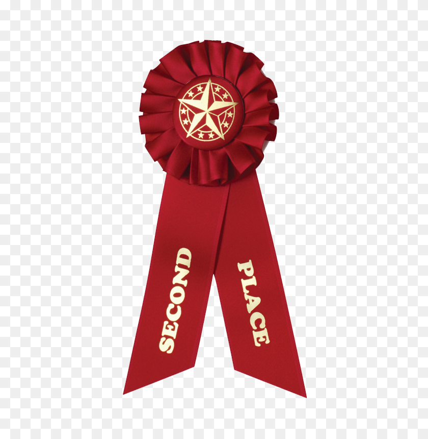 450x800 Ribbon Rosette Award Trophy Printing - 2nd Place Ribbon Clipart